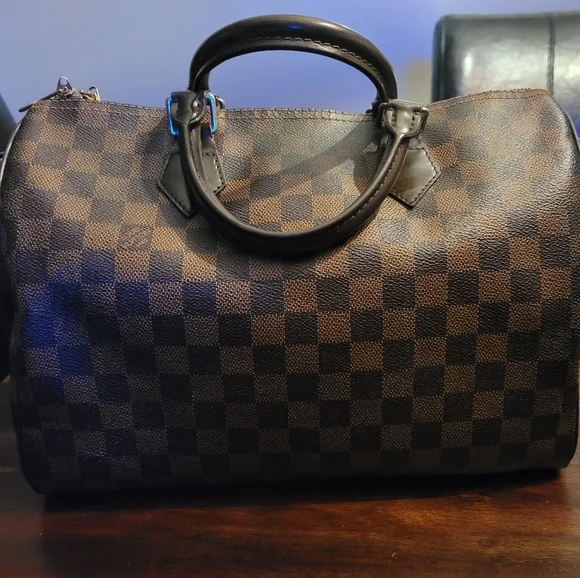 Louis Vuitton Speedy 30 Bandoulière - Damier Ebene - Picture 3 of 12